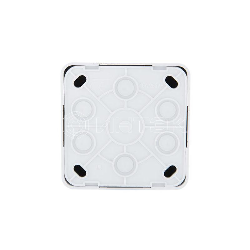 Розетка 1-м ОП Viola 16А IP20 без заземл. бел. LEZARD 751-0200-121 изображение, фото