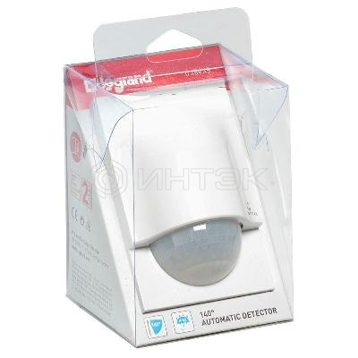 Датчик движения PIR настенный 140град. Lighting Management блистер Legrand 048945 изображение, фото
