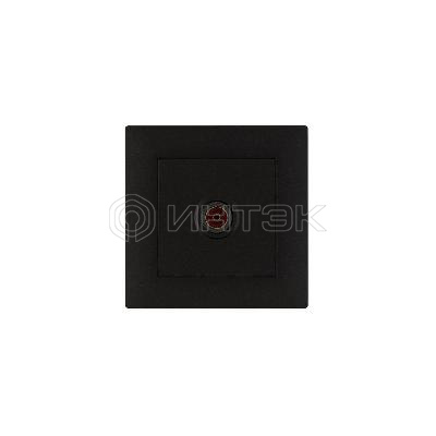 Розетка TV проходная Karea RIZZ STAR чер. Makel 88054007 изображение, фото