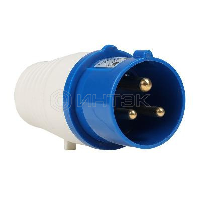 Вилка кабельная 023 32А 220AC 2P+PE 6ч IP44 КЭАЗ 222736 изображение, фото