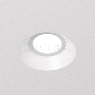 Светильник точечный INVIZ 9Вт GU10 IP20 LED встраив. для натяжных ПВХ потолков ABS-пластик бел. DENKIRS 766965 изображение, фото