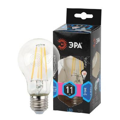 Лампа светодиодная филаментная F-LED A60-11W-840-E27 11Вт A60 грушевидная 4000К нейтр. бел. E27 Эра Б0035026 изображение, фото