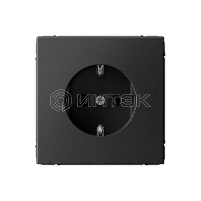 Розетка ArtGallery 16А с заземл. быстрозажим. клем. механизм базальт  Systeme Electric GAL001443S изображение, фото