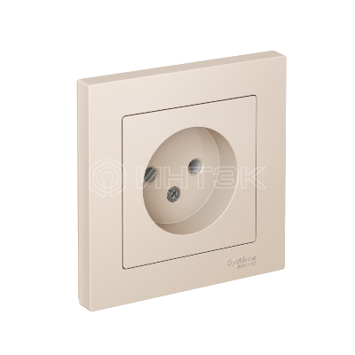 Розетка 1-м СП AtlasDesign 16А IP20 без заземл. в сборе беж.  Systeme Electric ATN000240 изображение, фото