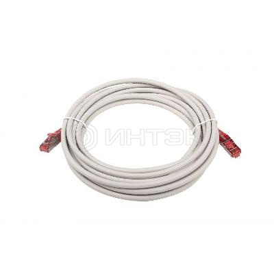 Патч-корд кат.5E F/UTP экранир. LSZH PC-LPM-STP-RJ45-RJ45-C5e-5M-LSZH-GY 5м сер. Hyperline 42339 изображение, фото