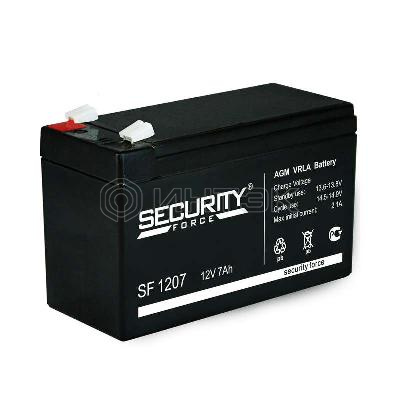 Аккумулятор ОПС 12В 7А.ч SF 1207 Security Force 4614030010005 изображение, фото