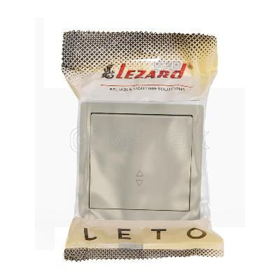 Выключатель проходной 1-кл. ОП LETO крем LEZARD 752-0300-105 изображение, фото