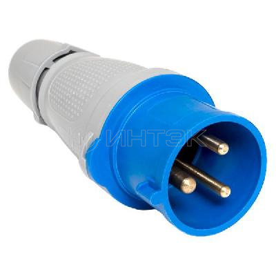 Вилка переносная 023 2Р+РЕ 32А 220В IP44 PROxima EKF ps-023-32-220-PRO изображение, фото