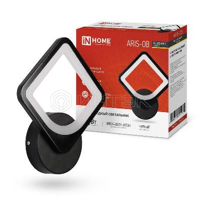 Светильник светодиодный ELEGANT ARISTO-B 15Вт 3000-6500К 1050лм 230В STEP COLOR черн. IN HOME 4690612043104 изображение, фото
