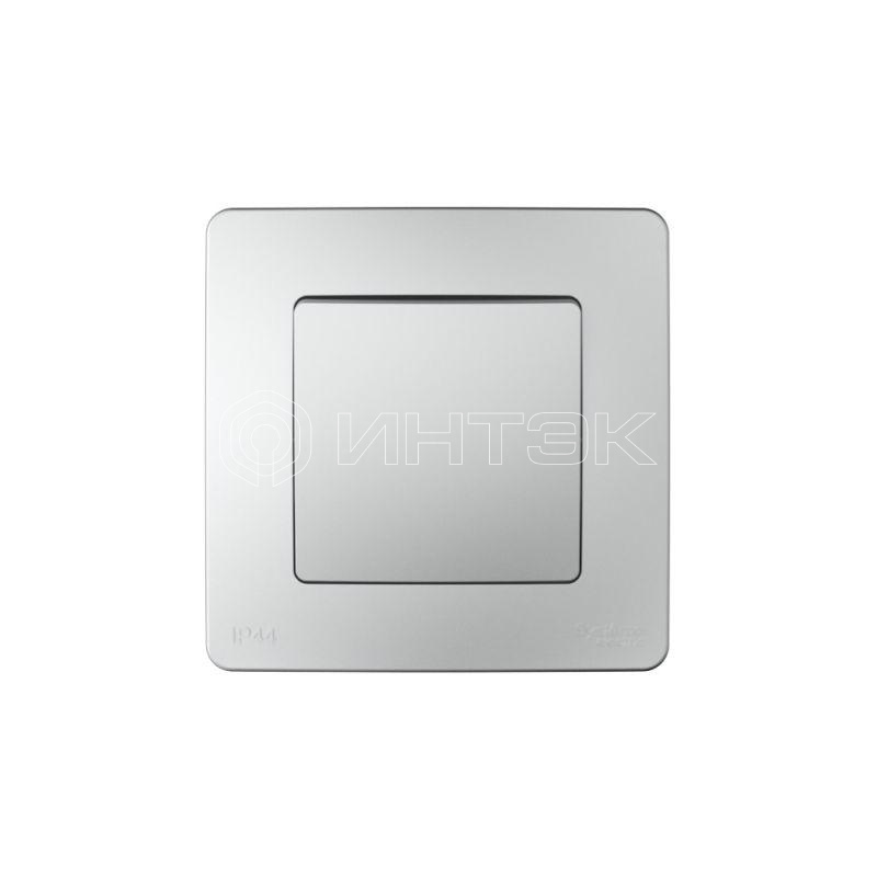 Переключатель 1-кл. СП Blanca 10А IP44 (сх.6) 250В алюм. Systeme Electric BLNVS410603 изображение, фото