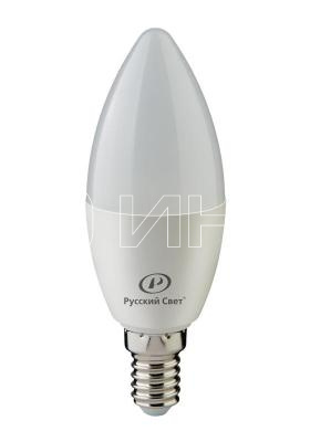 Лампа светодиодная RS LED C37 E14 8W 220-240V 8Вт свеча 4000К E14 800лм 220-240В Ra90  20010545133 изображение, фото