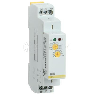 Реле задержки включения ORT 1 контакт 12-240В AC/DC IEK ORT-A1-ACDC12-240V изображение, фото