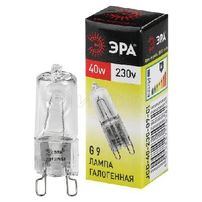 Лампа галогенная G9-JCD-40-230V-Cl 40Вт капсула G9 230В Эра C0027378 изображение, фото