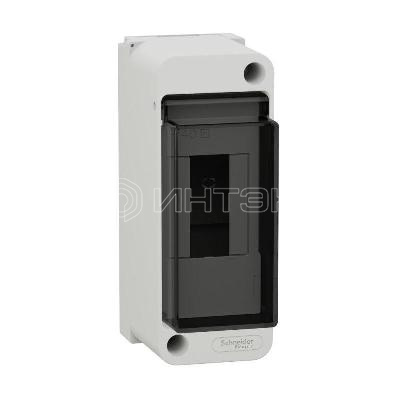 Бокс навесной ОП City9 Box XS 2мод. с прозр. дверцей Systeme Electric EZ9EAB102