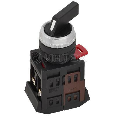 Переключатель АLС-22 2 фикс. полож. I-O 1НО+1НЗ черн. GENERICA BSW10-ALC-2-K02 изображение, фото