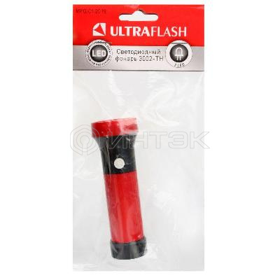 Фонарь 3002-ТН 3LED 1 режим 3хR03 красн. (блист.-пакет) Ultraflash 11783 изображение, фото