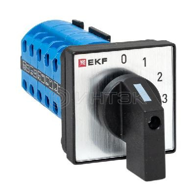 Переключатель кулачковый ПК-1-103 3п 10А "0-1-2-3" EKF pk-1-103-10 изображение, фото