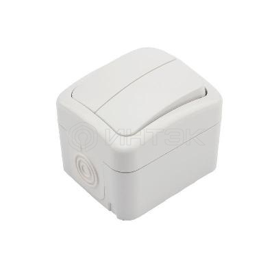 Выключатель 2-кл. ОП Mini OG IP54 бел. Kranz KR-78-0602 изображение, фото