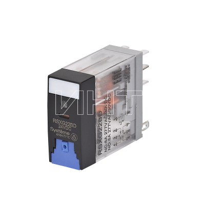 Реле 8А 2перекл. 24В DC тест кнопка LED Systeme Electric RSXG22BD изображение, фото