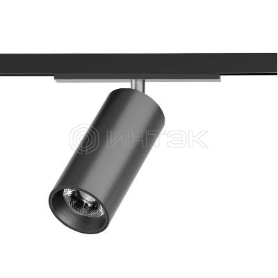 Светильник трековый SHINE SPOT 10Вт 3000К IP20 48В DC 45х100 RA90 со светодиодом алюм. темн. никель DENKIRS 764333 изображение, фото