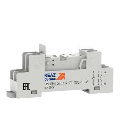 Розетка для реле OptiRel G RR97-72-230-10-V КЭАЗ 281177 изображение, фото