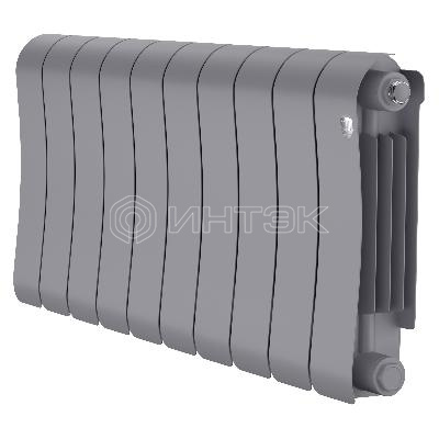 Радиатор биметаллический Royal Thermo Infinity 300 Silver Satin - 10 секц. изображение, фото