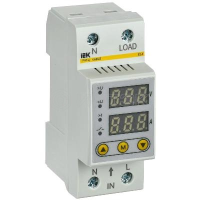 Реле напряжения и тока РНТ-д 1ф 36мм 63А KARAT IEK IVC21-1-63 изображение, фото