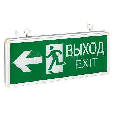 Светильник аварийно-эвакуационный EXIT-201 двухсторонний LED Basic EKF EXIT-DS-201-LED изображение, фото