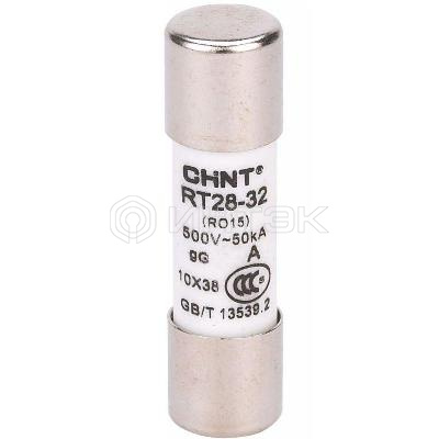 Вставка плавкая цилиндрическая RT28-32 25А 10х38 CHINT 520259 изображение, фото