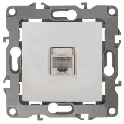 Розетка компьютерная Эра12 12-3107-01 RJ45 бел. Эра Б0014723 изображение, фото