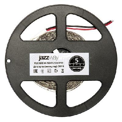 Лента светодиодная PLS 2835/120-12V 12Вт/м 6500К холод. бел. IP20 (уп.5м) JazzWay 2859051 изображение, фото