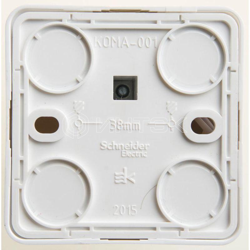 Розетка компьютерная ОП Этюд RJ45 кат.5E бел. Systeme Electric KOMA-001B изображение, фото
