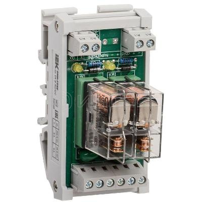 Реле интерфейсное ORM 5 2 конт. группа 24В DC/AC IEK ORM-FC2C изображение, фото