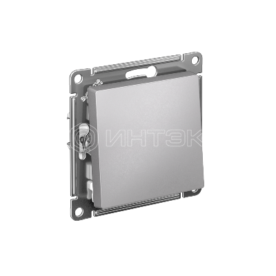 Выключатель 1-кл. СП AtlasDesign 10А IP20 (сх. 1) 10AX с самовозвратом механизм алюм. Systeme Electric ATN000315 изображение, фото