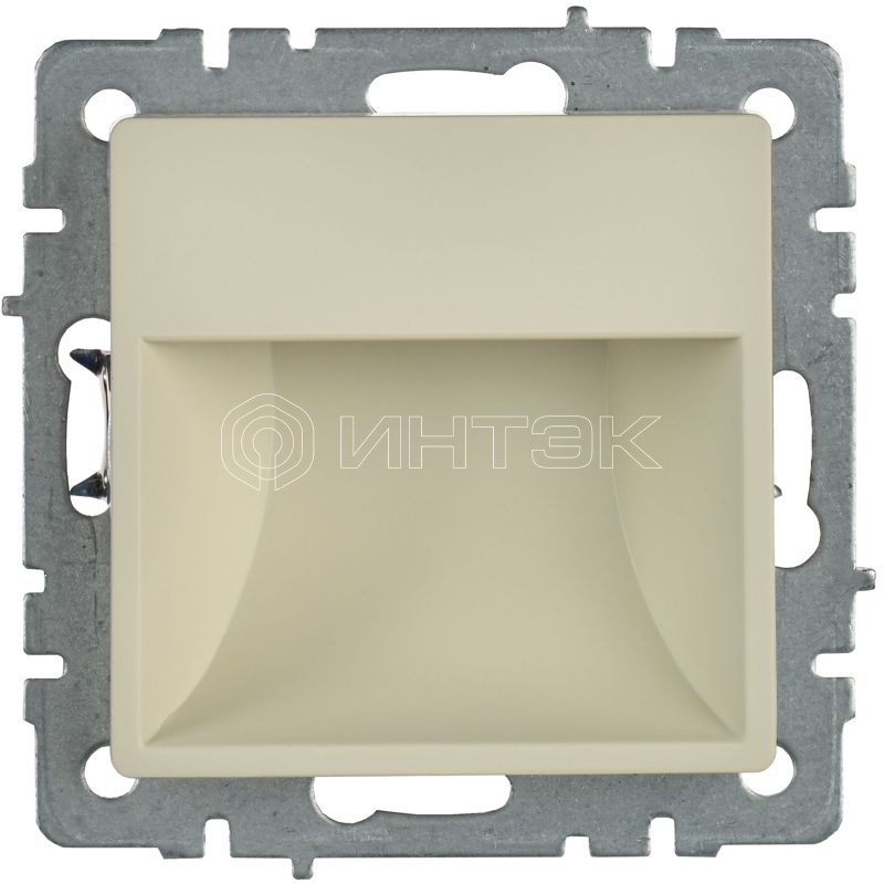 Подсветка светодиодная BRITE встраив. ПЛ20-БрКр механизм беж. IEK BR-FL20-K10 изображение, фото