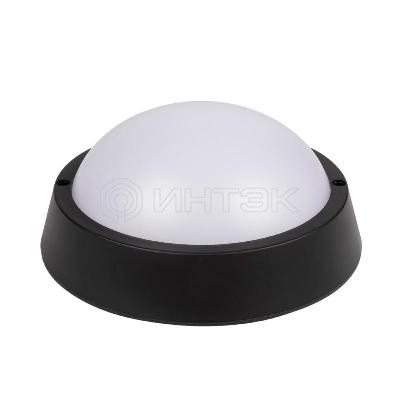 Светильник светодиодный "Банник" PBH-PC-RA 12Вт 4000К IP65 ЖКХ ДБП пылевлагозащ. black черн. JazzWay 5048393 изображение, фото