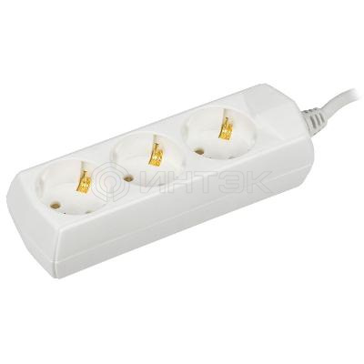 Удлинитель 3х3м с заземл. 10А IP20 У03 2P+PE 250В 3х1 GENERICA WYP10-10-03-03-Z-G изображение, фото