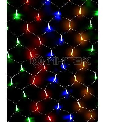 Гирлянда-сетка NTLD144C-M 1.5х1м 144LED разноцвет. IP20 соединяемая до 3мод. SHLights 4610003328672 изображение, фото