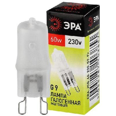 Лампа галогенная G9-JCD-60-230V-Fr 60Вт капсула G9 230В Эра C0027364 изображение, фото