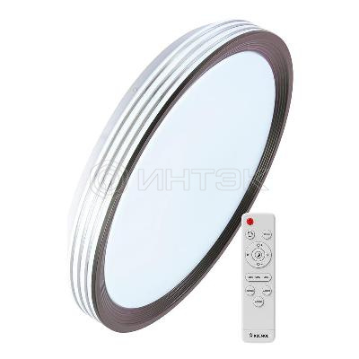 Светильник светодиодный PREMIUM AFINA 75Вт 230В 3000-6500К 6000лм IP40 485х90мм настенно-потолочный управляемый с пультом ДУ КОСМОС KSAfin75W изображение, фото