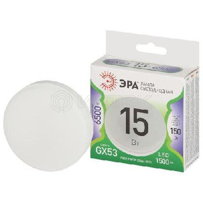 Лампа светодиодная GREEN LINE GX-15W-865-GX53 GL 15Вт таблетка 6500К свет холод. GX53 Эра Б0067030 изображение, фото