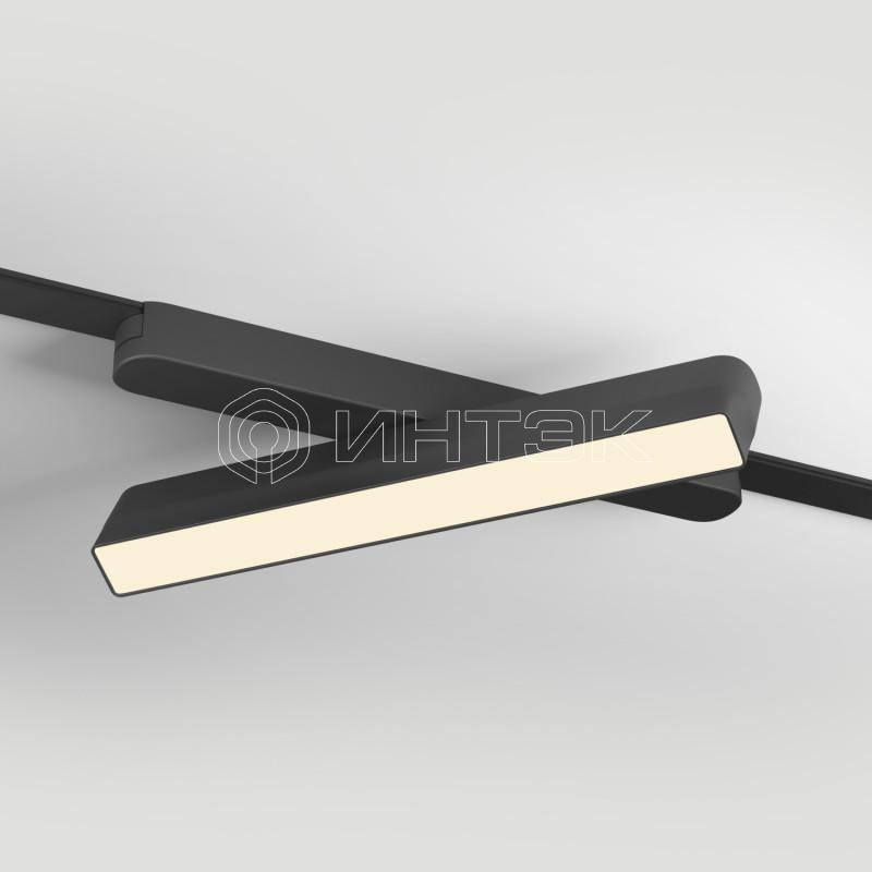Светильник трековый Air Linear 3000 9Вт 3000К IP20 48В DC 230х26х60мм RA90 120град. со светодиодом алюм. черн. DENKIRS 723260 изображение, фото