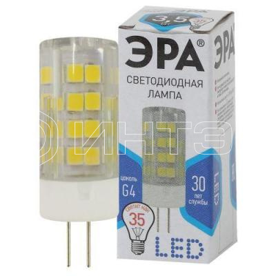 Лампа светодиодная JC-3.5w-220V-corn ceramics-840-G4 280лм ЭРА Б0027856 изображение, фото