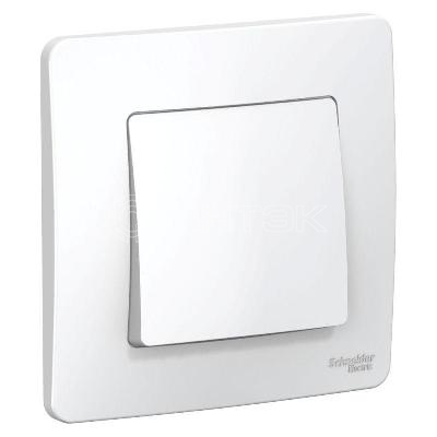 Выключатель 1-кл. СП Blanca 6А IP20 (сх. 1) 250В бел.  Systeme Electric BLNVS006101 изображение, фото