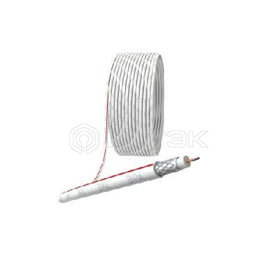 Кабель коаксиальный SAT 50 M.CCS/оплетка Al 75проц. PVC Simple 75Ом бел. (м) Эра Б0044607 изображение, фото