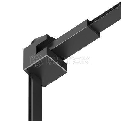Соединитель для трека Air Base угловой 90град. стена-потолок с поворотом трека под произвольным углом алюм. черн. DENKIRS 723249 изображение, фото