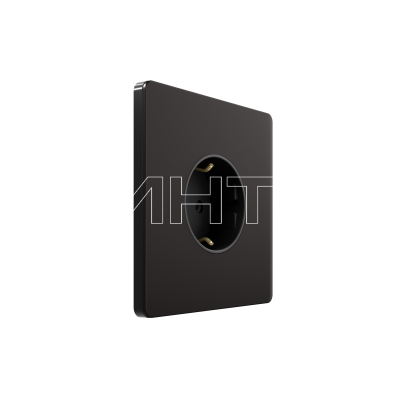 Розетка 1-м СП Systeme Infinity 16А IP20 250В с заземл. защ. шторки полярная ночь Systeme Electric FSE001045 изображение, фото
