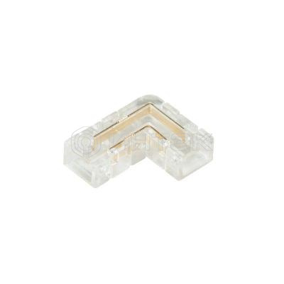 Коннектор угловой FIX-MONO-5mm-2pin-STS прозрачный (уп.10шт) Arlight 053144 изображение, фото