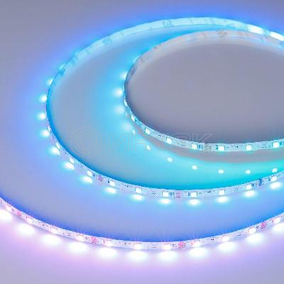Лента светодиодная SPI-RZ-F60-6mm 12V RGB-PX1-BPT 7Вт/м IP20 3535 (уп.5м) Arlight 044684 изображение, фото