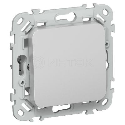 Выключатель 1-кл. СП FLITE ВС11-1-0-ФлА 10А механизм алюм. IEK FI-V10-0-10-1-K47 изображение, фото